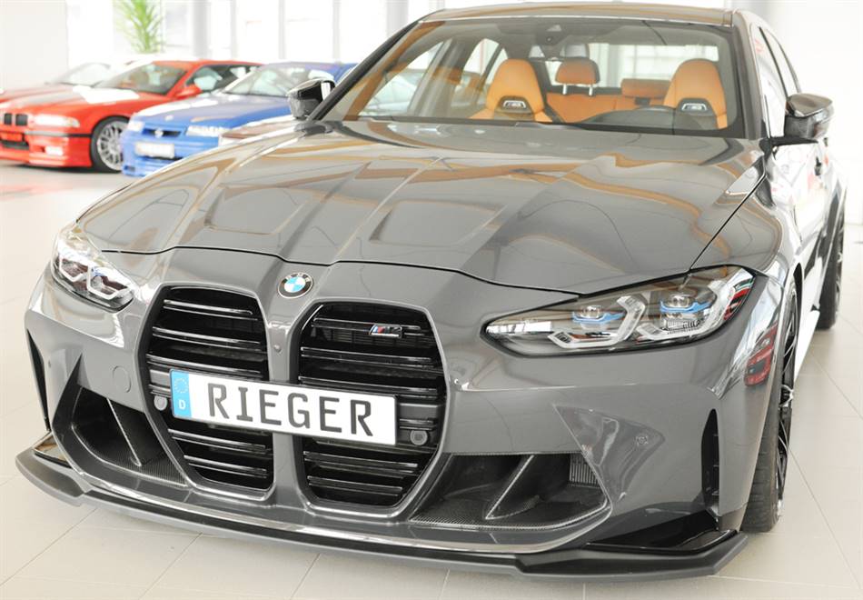 Lama ant. Rieger M3 (G80/G81) M4 (G82/G83) per paraurti orig. ABS