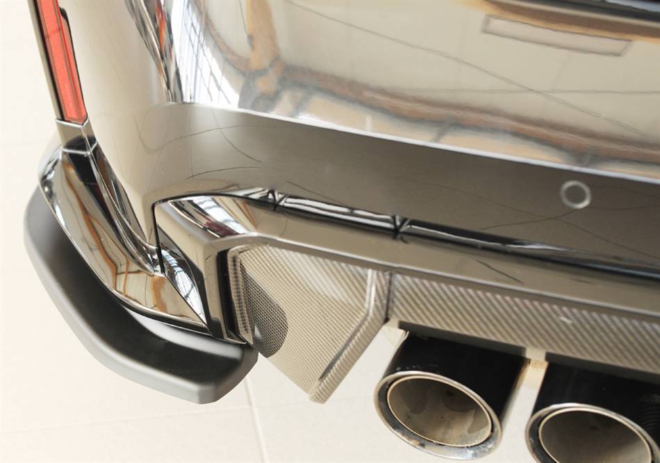 Flap post laterale SX Rieger M4 per diffusore originale ABS grezzo