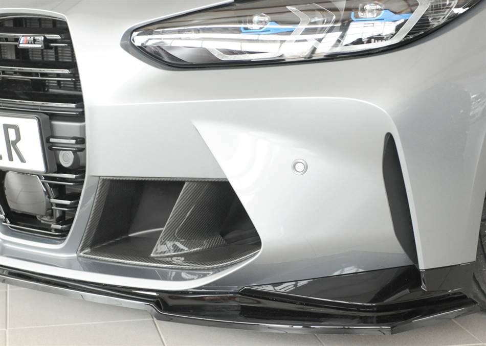 Lama ant. Rieger M3 (G80/G81) M4 (G82/G83) per paraurti orig. nero