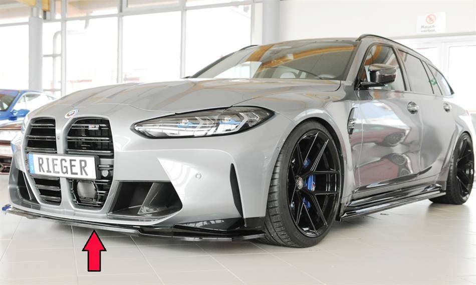 Lama ant. Rieger M3 (G80/G81) M4 (G82/G83) per paraurti orig. nero