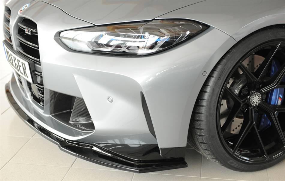 Lama ant. Rieger M3 (G80/G81) M4 (G82/G83) per paraurti orig. nero