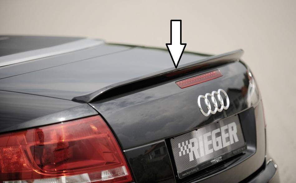 Spoilerino basso baule Audi A4 Cabrio tipo 8H Rieger