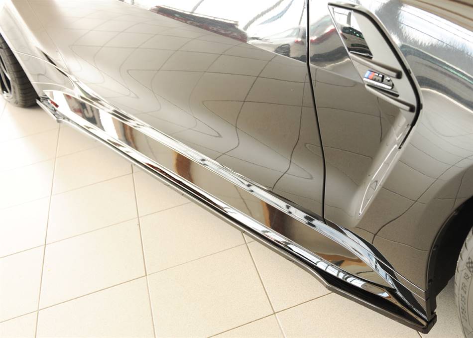 Lama sottoporta DX Rieger M4 anche CSL per sottoporta orig nero luci