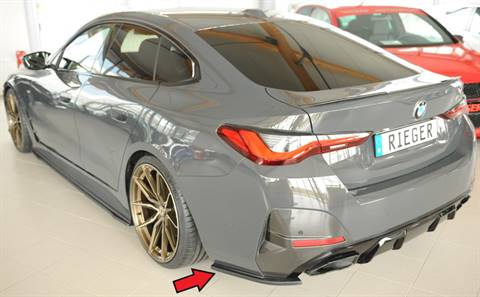 Coppia deflettori post laterale BMW i4/i4M per diffusore orig.M-Tech