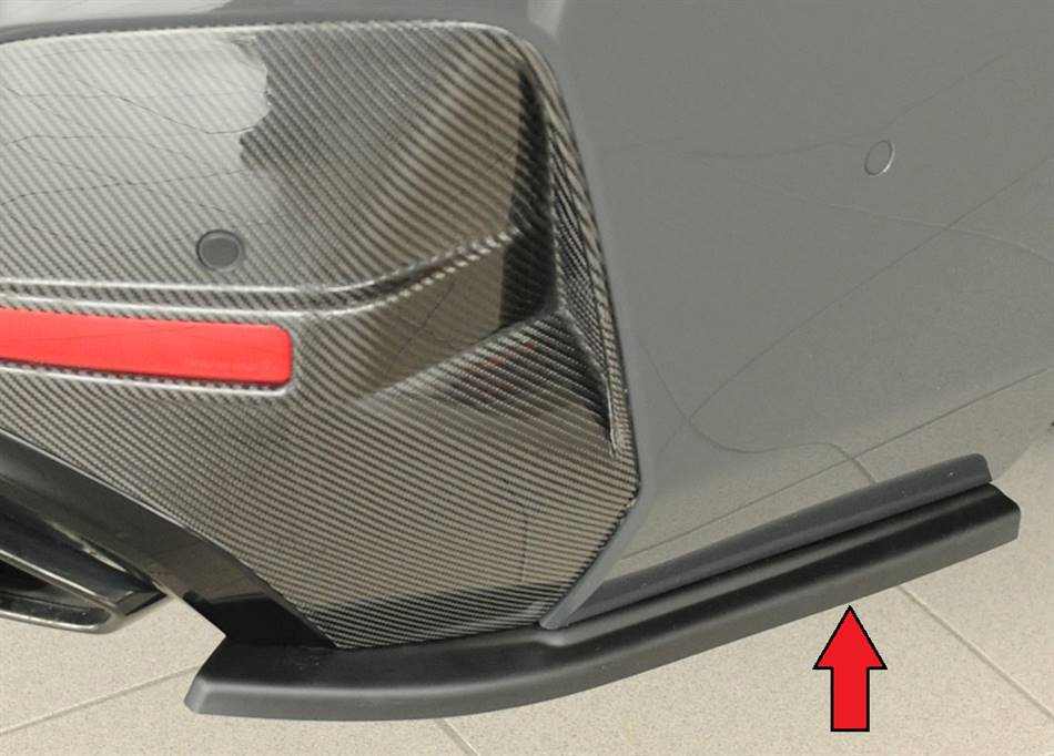 Coppia deflettori post laterale BMW i4/i4M per diffusore orig.M-Tech