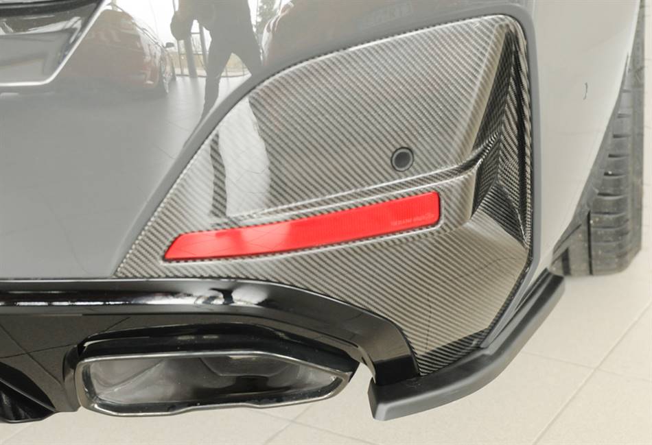 Coppia deflettori post laterale BMW i4/i4M per diffusore orig.M-Tech