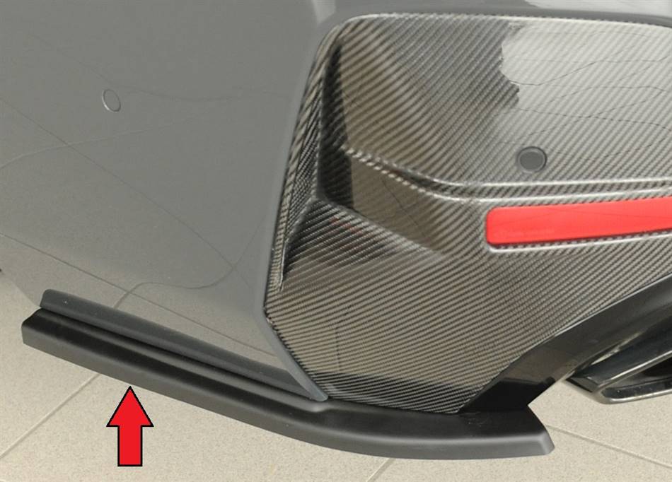 Coppia deflettori post laterale BMW i4/i4M per diffusore orig.M-Tech