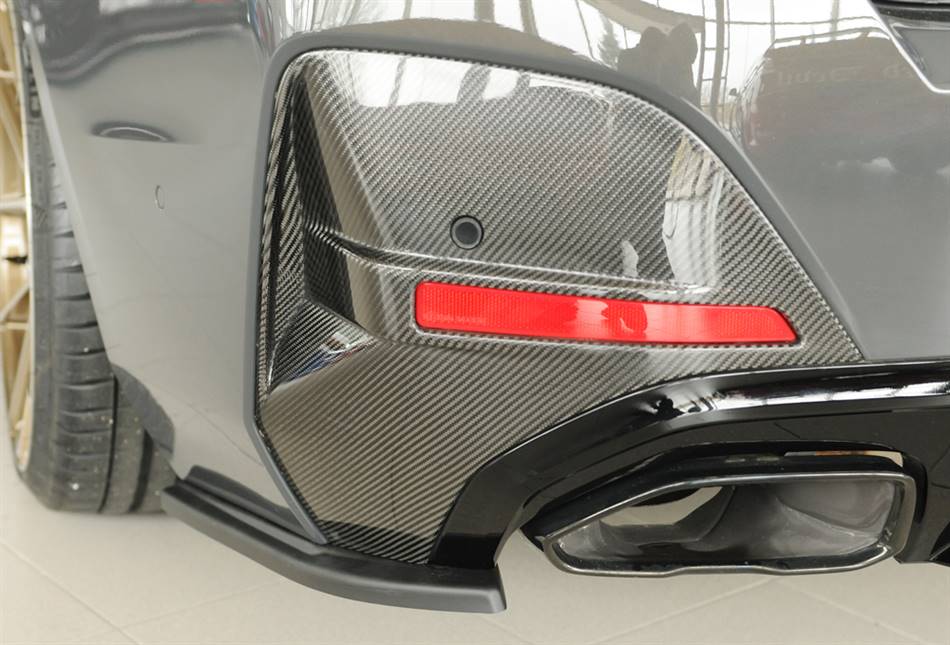 Coppia deflettori post laterale BMW i4/i4M per diffusore orig.M-Tech