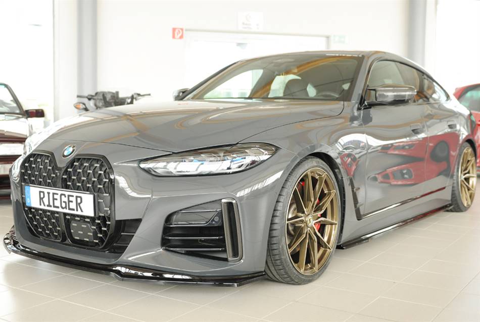 Lama ant per sottoparaurti M-Tecnik BMW i4/i4M G26/G4C Gr.Coupe nero