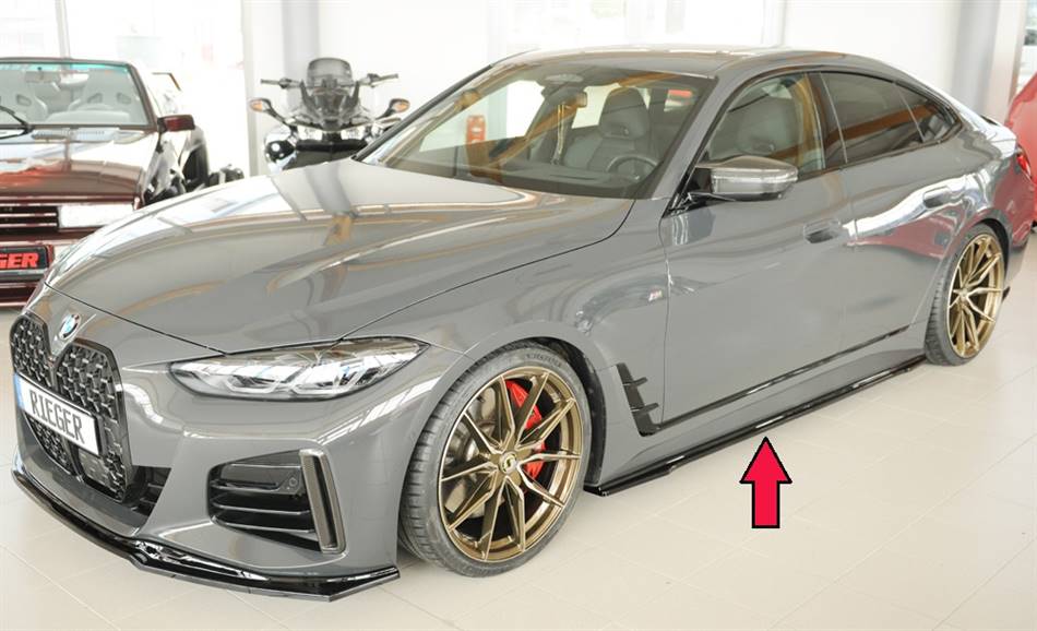 Lama sottoporta SX org M Tecnik BMW i4 G26/G4C Gran Coupe dal'20nero