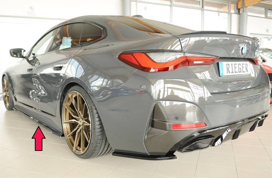 Lama sottoporta SX org M Tecnik BMW i4 G26/G4C Gran Coupe dal'20nero