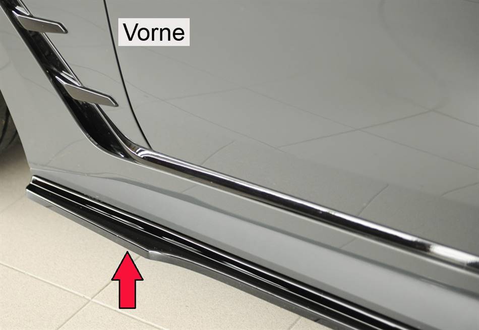 Lama sottoporta SX org M Tecnik BMW i4 G26/G4C Gran Coupe dal'20nero