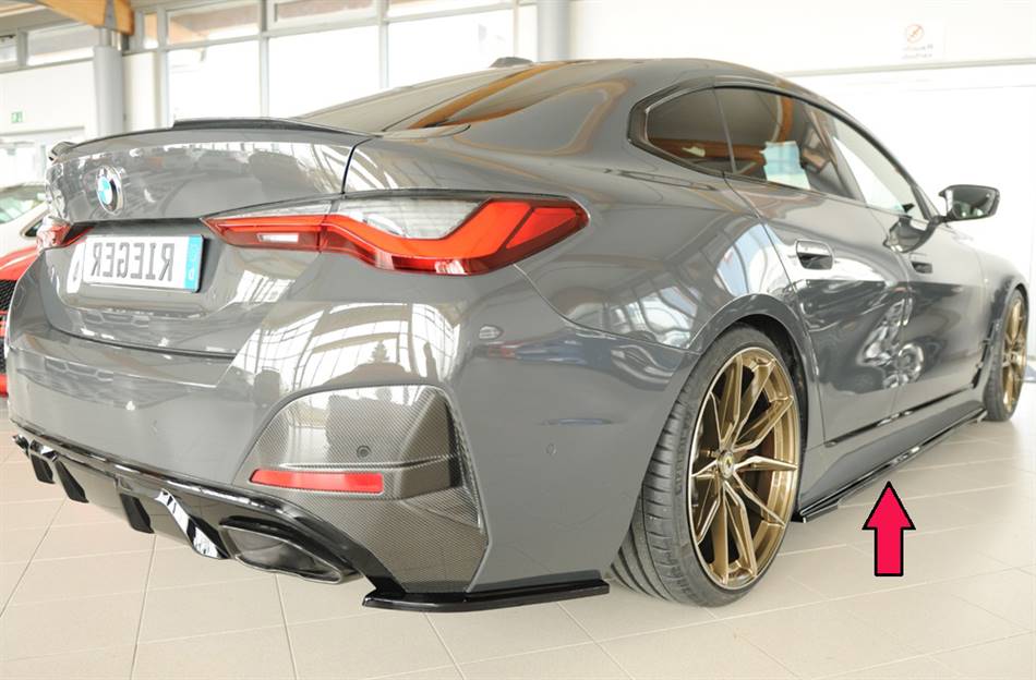 Lama sottoporta DX org M Tecnik BMW i4 G26/G4C Gran Coupe dal'20nero