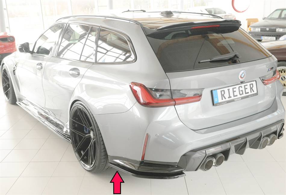 Deflettore post Sx laterale BMW M3 G80/81 berlina touring ABS grezzo