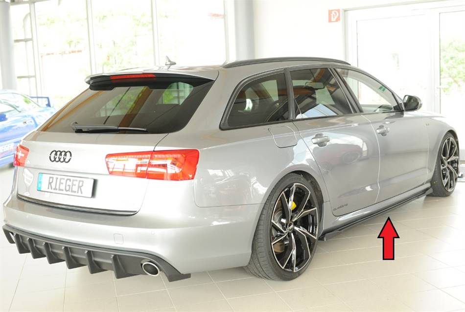 Lama sottoporta Rieger DX per sottop.orig. A6 fino '14 S-line/S6 ABS