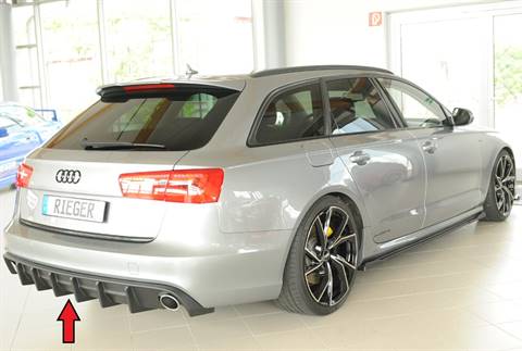 Diffusore Rieger A6 S-Line fino'14 per terminali orig.dupex ABS