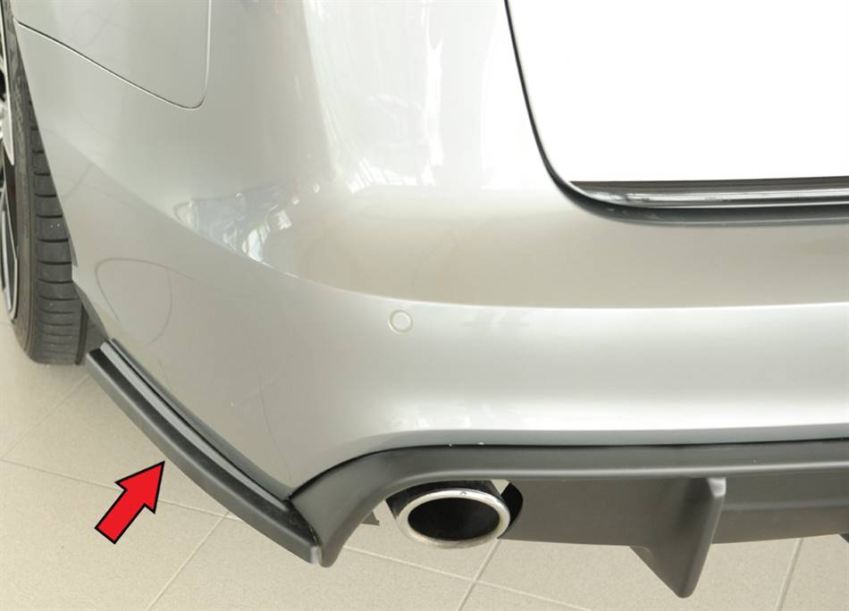 Deflettore post lat Sx A6 4G fino'14 per diffusore Rieger ABS grezzo