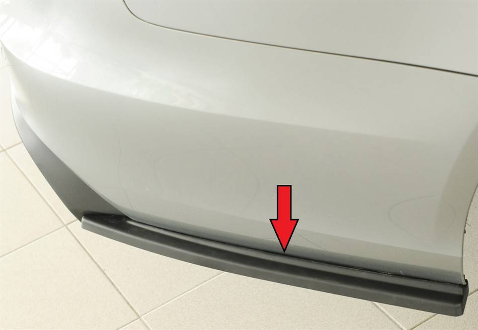 Deflettore post lat Dx A6 4G fino'14 per diffusore Rieger ABS grezzo