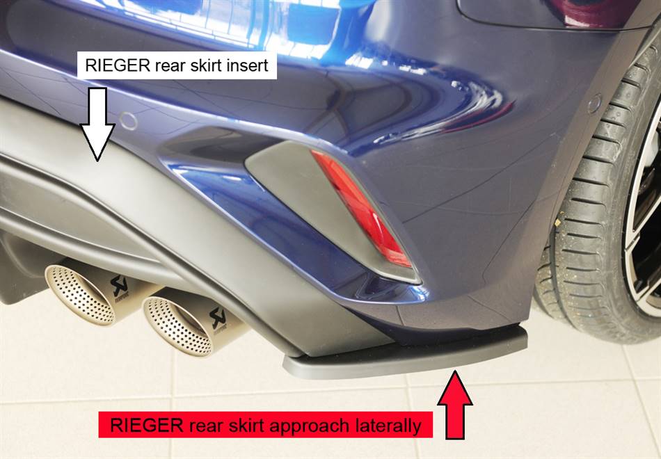 Aggiunta deflettore post.laterale DX A3 GY dal'24 per diffusore Rieg