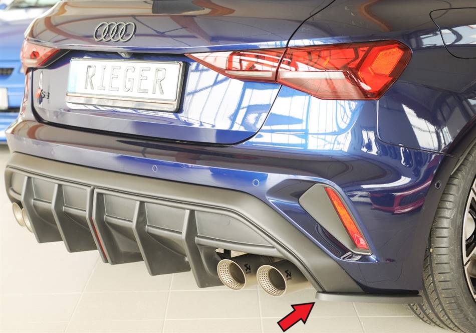 Aggiunta deflettore post.laterale DX A3 GY dal'24 per diffusore Rieg