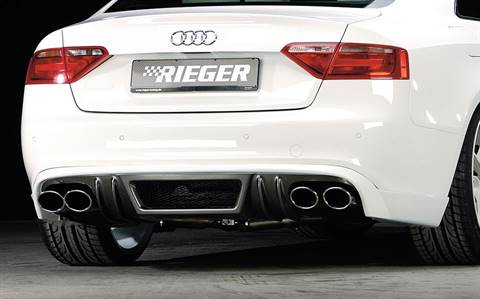 Sottoparaurti Rieger S5+A5 S-Line per Term115x85 carbonlook fino-'11
