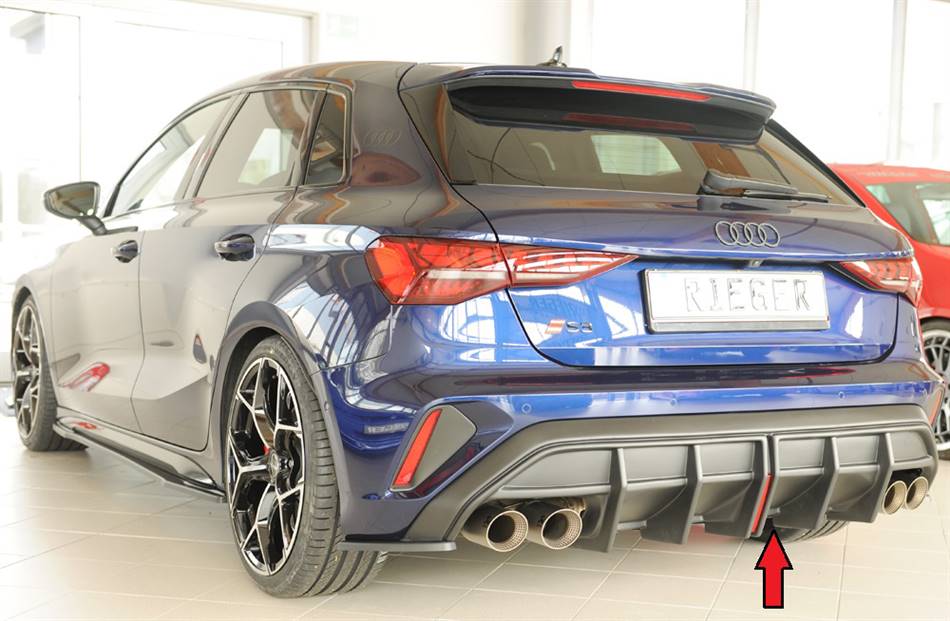 Diffusore Rieger A3 GY berl./SPB S-Line dal 2024 term.duplex S3 look