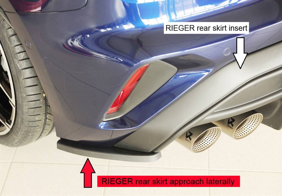 Aggiunta deflettore post.laterale SX A3 GY dal'24 per diffusore Rieg