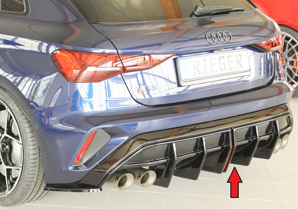 Diffusore Rieger A3 GY berl./SPB S-Line dal 2024 term.duplex S3 look