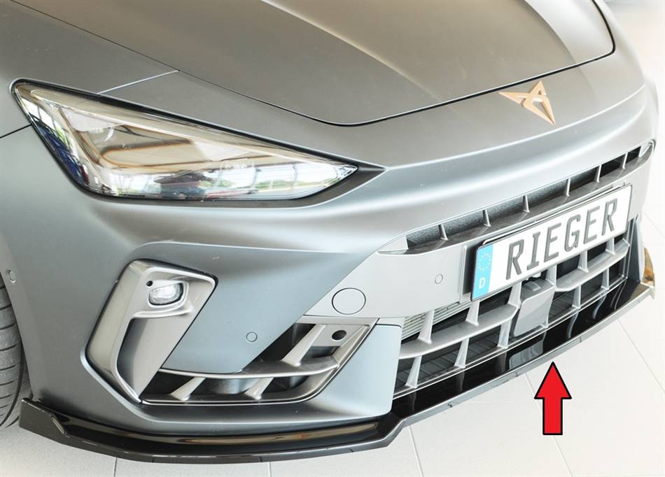 Lama Rieger ant Leon KL dal'24 per paraurti orig. escluso Cupra nero