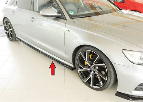 Lama sottoporta Rieger DX per sottop.orig. A6 fino'14 S-line/S6 nero