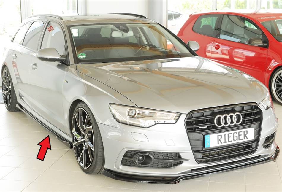 Lama sottoporta Rieger DX per sottop.orig. A6 fino'14 S-line/S6 nero