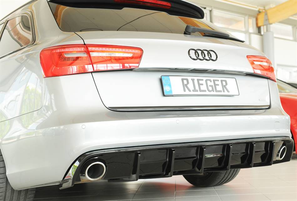 Diffusore Rieger A6 S-Line fino'14 per terminali orig.dupex nero luc