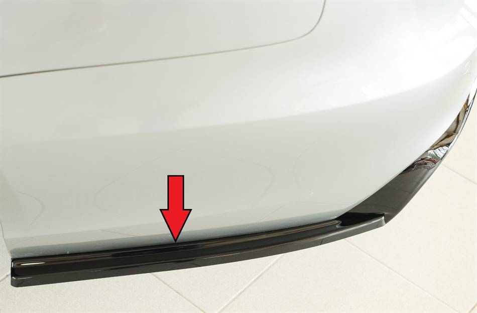 Deflettore post lat Sx A6 4G fino'14 per diffusore Rieger nero lucid