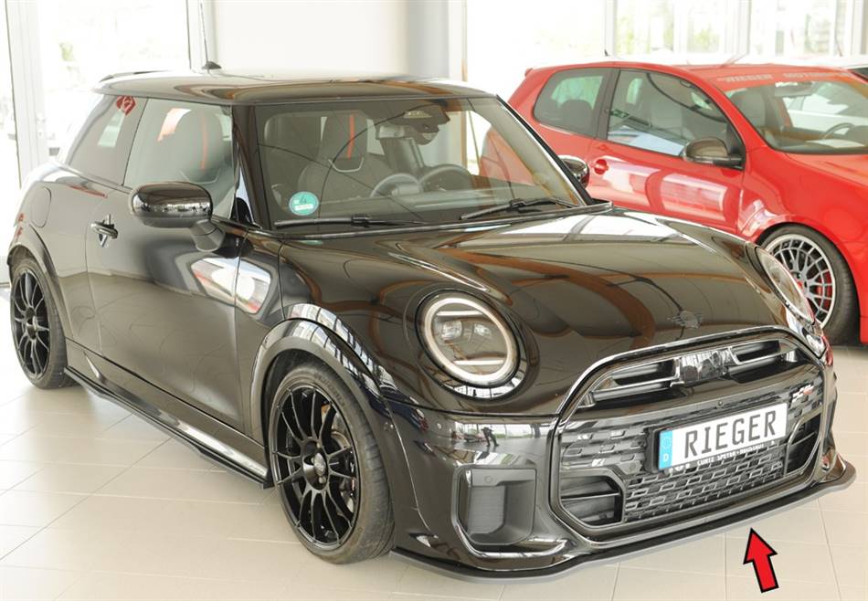 Lama sottoparaurti ant Rieger per John Cooper Works Trim ABS
