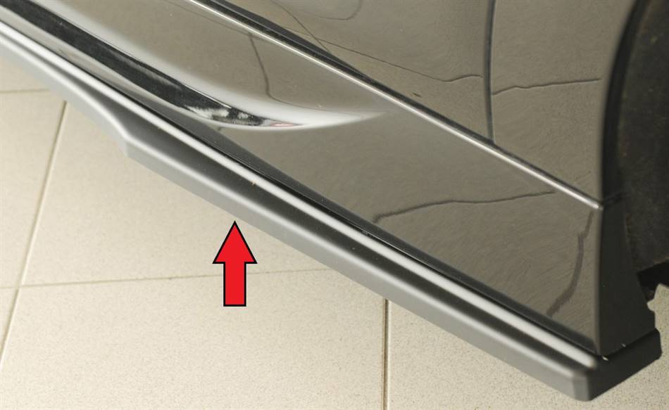 Lama sottoporta SX Rieger per sottoporta orig. Cooper Works ABS