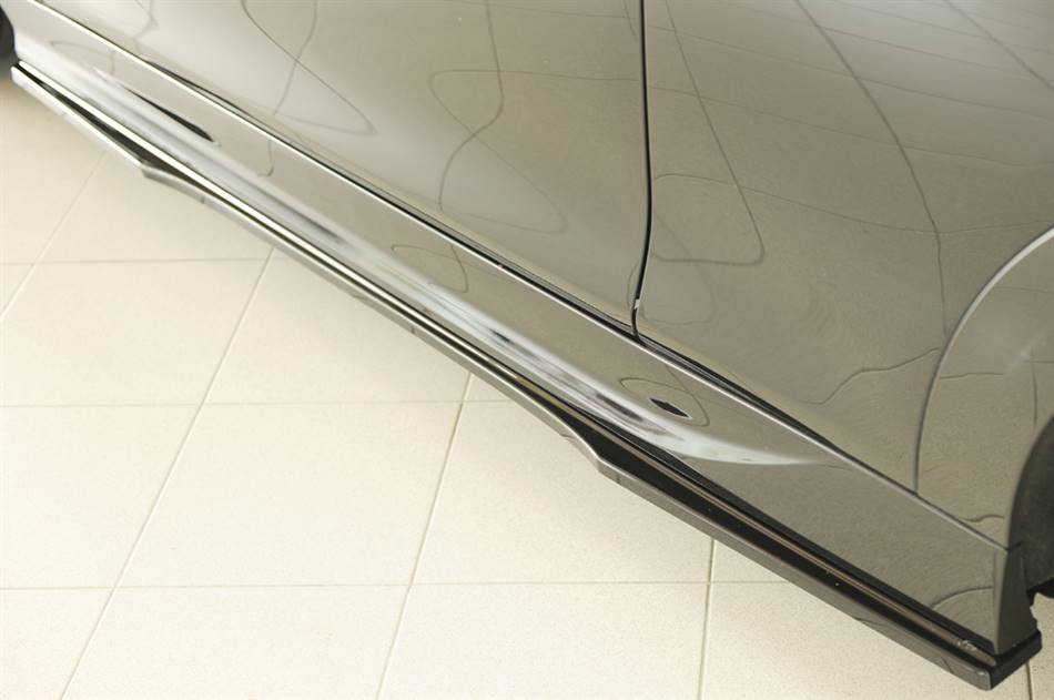 Lama sottoporta SX Rieger per sottoporta orig. Cooper Works nero luc