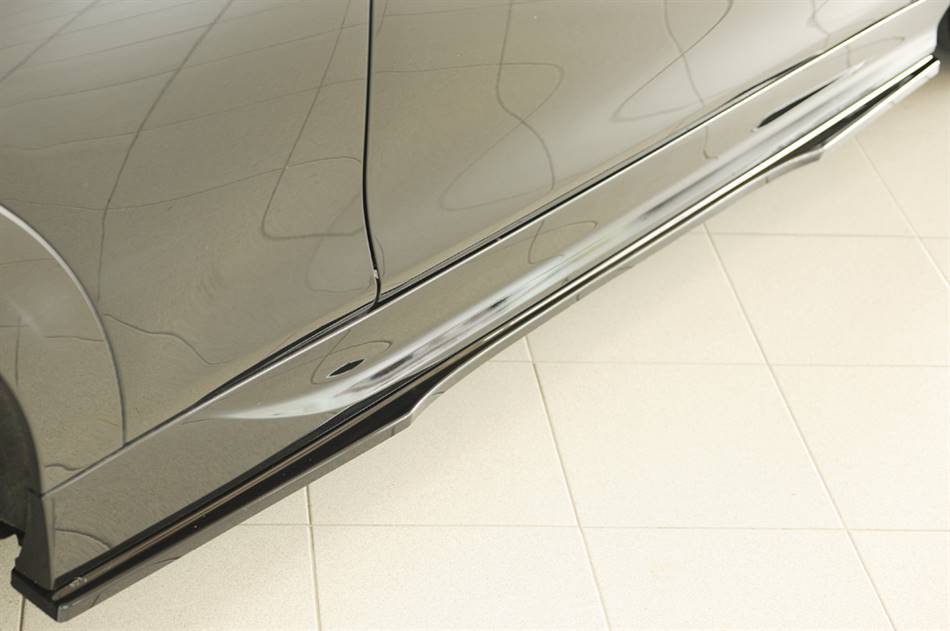 Lama sottoporta DX Rieger per sottoporta orig. Cooper Works nero luc