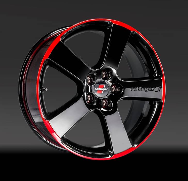8,5X19ET50 RXX Mattblack Redline 5x112 vw/audi