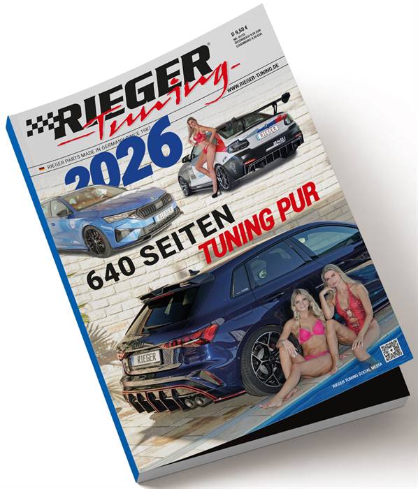 Catalogo Rieger 2026 con 640 pagine adrenalina pura