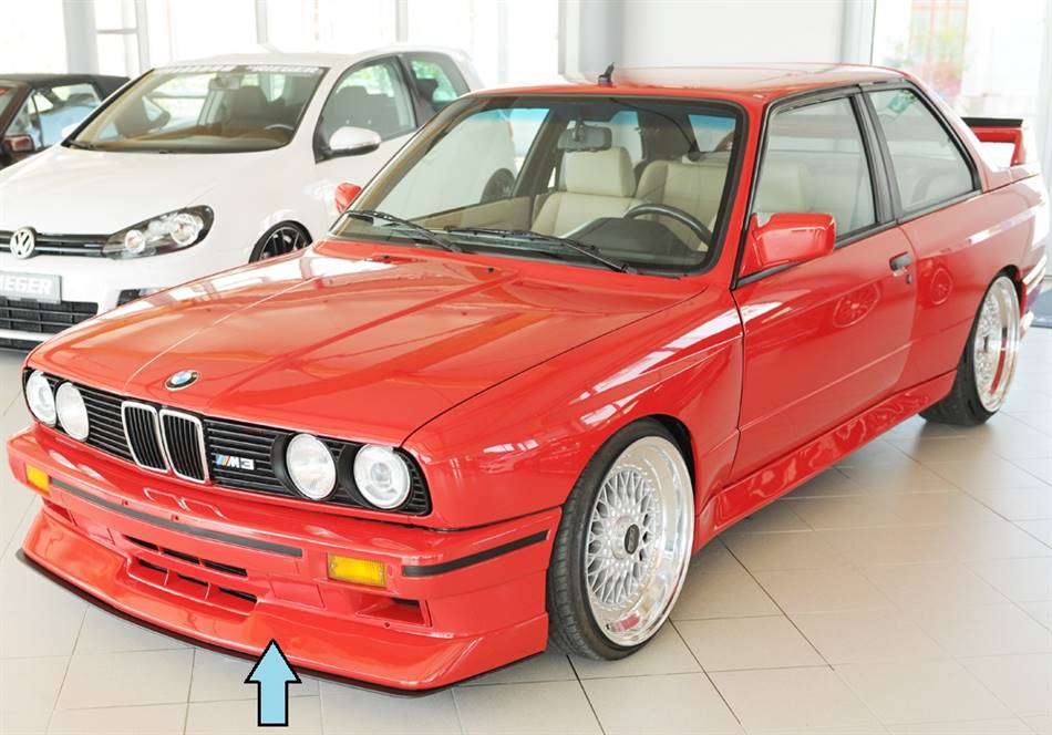 Sottoparaurti anteriore BMW M3 E30 ABS grezzo per paraurti original