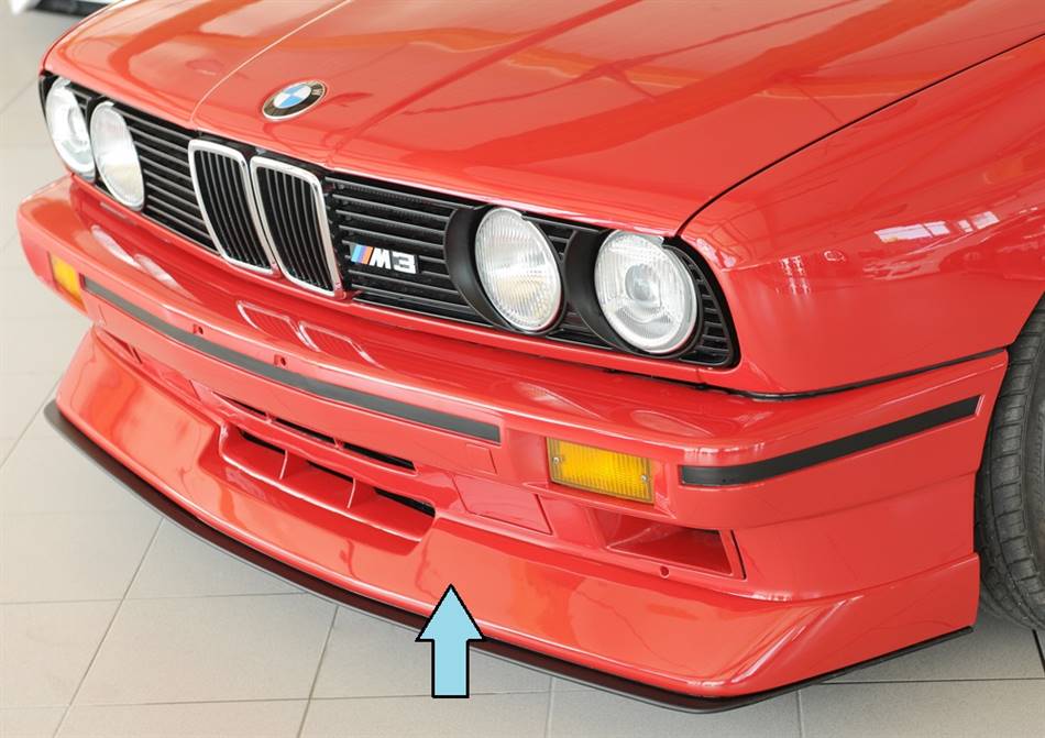 Sottoparaurti anteriore BMW M3 E30 ABS grezzo per paraurti original