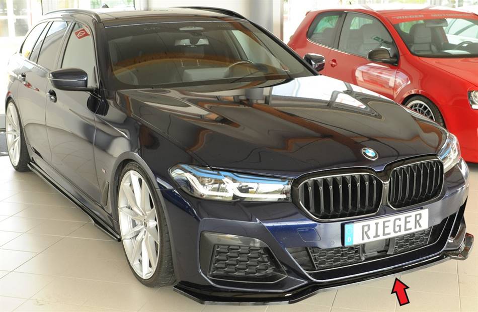 Lama ant Rieger BMW G30/G31 dal 2020 per paraurti Orig. -M- nero luc