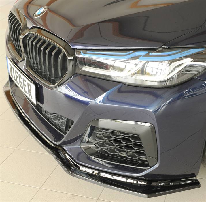 Lama ant Rieger BMW G30/G31 dal 2020 per paraurti Orig. -M- nero luc