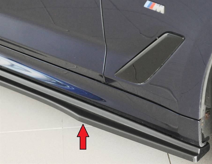 Lama sottoporta DX Rieger BMW G30/G31 per sottoporta orig. M-Sport