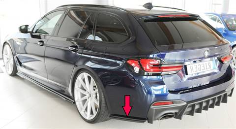 Coppia deflettori laterali per diffusore Orig. M BMW G30/G31