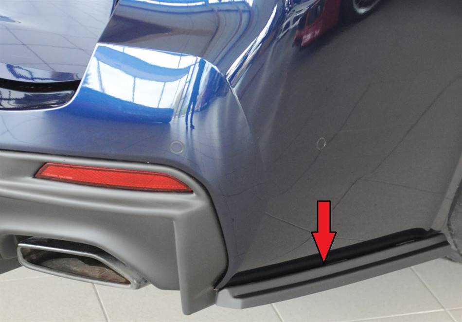 Coppia deflettori laterali per diffusore Orig. M BMW G30/G31