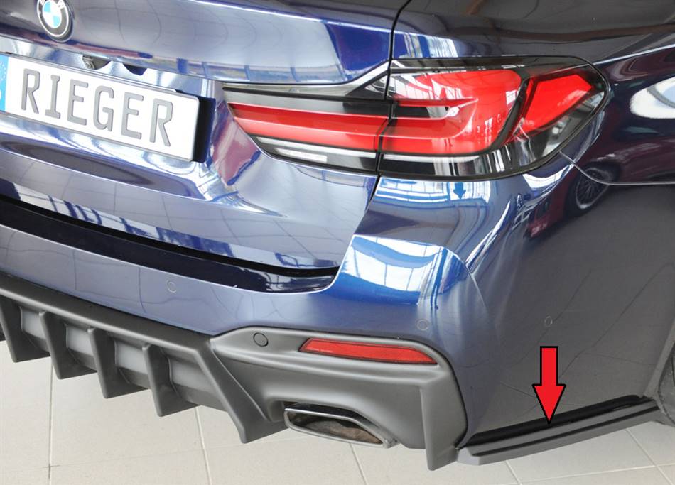 Coppia deflettori laterali per diffusore Orig. M BMW G30/G31