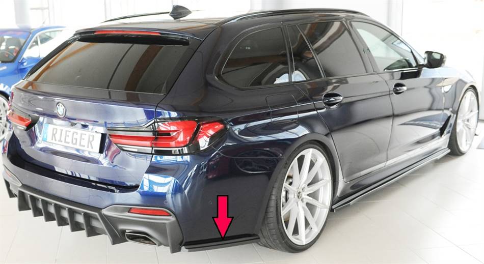 Coppia deflettori laterali per diffusore Orig. M BMW G30/G31