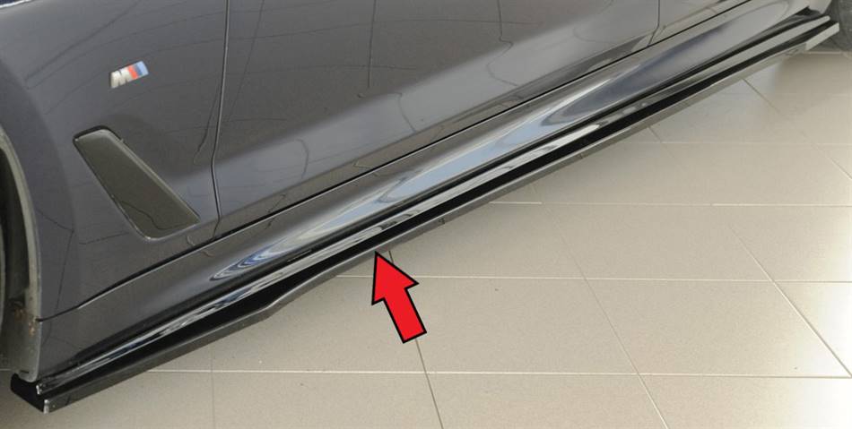 Lama sottoporta SX Rieger BMW G30/G31 per sottoporta orig. M-Sport