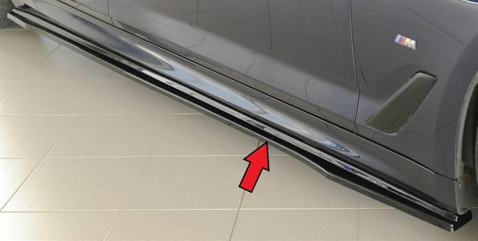 Lama sottoporta DX Rieger BMW G30/G31 per sottoporta orig. M-Sport